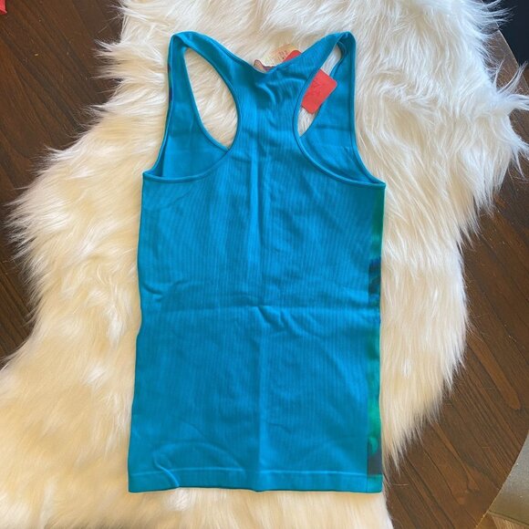 Tie Dye Crystal Encrusted Peace Tank Top - Picture 10 of 11